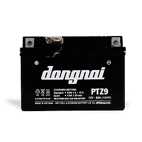 PTZ9 ẮC QUY XE MÁY KHÔ ĐỒNG NAI 12V-9AH