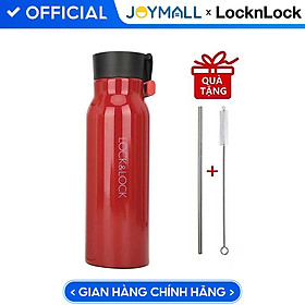 Mua Bình Giữ Nhiệt Thép Không Gỉ Lock&Lock Name Tumbler LHC4125 (500ml) - Hàng Chính Hãng  Chất Liệu Thép Không Gỉ  Giữ Nhiệt Nong và Lạnh Tốt - Tặng Kèm Ống Hút Inox Và Cọ Rửa Ống Hút