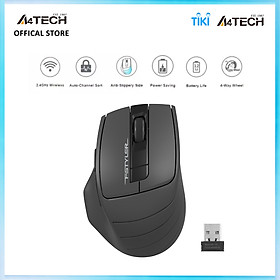 [Tặng túi phụ kiện đựng cáp sạc] Chuột không dây A4Tech FStyler FG30S Silent Wireless 2.4GHz - Hàng chính hãng