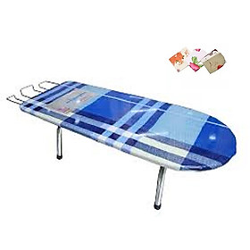 Mua Bàn để ủi quần áo gấp gọn chân Inox 30*80 cm+ Tặng kèm áo bọc  mẫu ngẫu nhiên