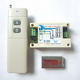 Mua Công tắc điều khiển từ xa 1km bằng Remote RF 315Mhz 02 kênh 10A nguồn 12V/220V