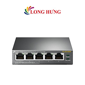 Switch TP-Link 4-Port PoE with 5-Port Gigabit Desktop TL-SG1005P - Hàng chính hãng