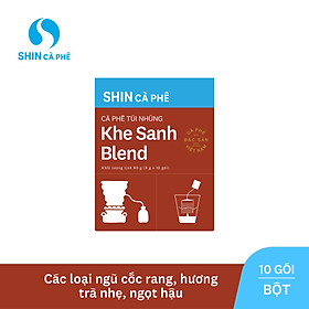 SHIN Cà Phê - Cà phê túi nhúng đặc sản Khe Sanh Blend hộp 10 gói