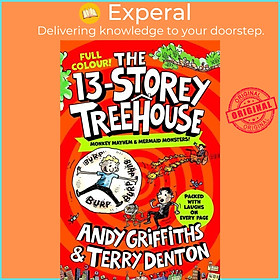 Sách - The 13-Storey Treehouse: Colour Edition by Andy Griffiths (UK edition, paperback)