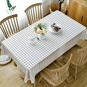 Khăn trải bàn decor kiểu Bắc Âu đơn giản hiện đại dễ lau dọn chống thấm dùng trong dã ngoại, sinh nhật