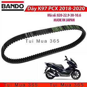 Dây curoa Bando 2 mặt răng FDC Honda PCX 150, PCX HYBRID 150  Made in