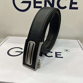 Thắt Lưng Nam Chính Hãng GENCE LG64 Chất Liệu Da Bò Cao Cấp Màu Đen
