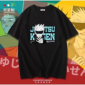 Áo thun xịn sò in hình Anime Jujutsu Kaisen Gojo Satoru đẹp giá tận xưởng