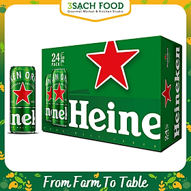 Thùng Bia Heineken Sleek 24 lon (Lon 330Ml)