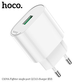 Mua Bộ sạc nhanh Type C 18W Hoco C109A 1m  bộ củ cáp sạc nhanh USB to Type C hàng chính hãng Hoco Mall