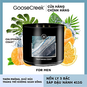 Mua Nến ly 3 bấc sáp đậu nành For Men Goose Creek (411g) - California Coast