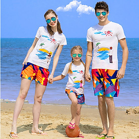Áo Thun Gia Đình Đi Biển Mẫu Hot MS001