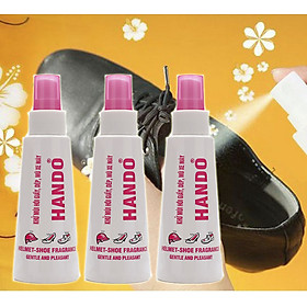 Combo 3 chai xịt khử mùi hôi chân hôi giày Hando 120ml hương Quế