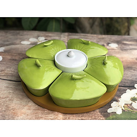 Mua KHAY MỨT GỐM SỨ BÁT TRÀNG ĐƯỜNG KÍNH 36CM
