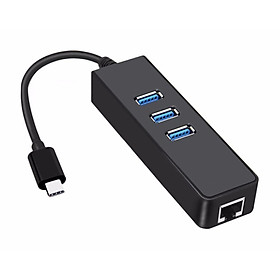 Mua Hub Type C ra 1 cổng Lan + 3 cổng Usb 3.0 - Hàng Nhập Khẩu