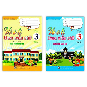 Sách - Combo Vở ô li theo mẫu chữ lớp 3 - tập 1 + 2 ( Chân Trời Sáng Tạo )