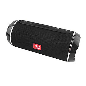 Loa Cầm Tay Bluetooth Không Dây Siêu Trầm Chống Sốc Nhận Thẻ U Disk/TF/AUX-IN T&G 116 Đen (Pin 1200mAh)