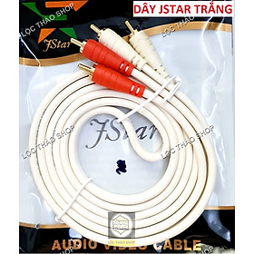 Cáp loa 4 đầu AV hoa sen dài 1.8M 3M 5M 10M CAO CẤP (Dây loa AV 2 ra 2)
