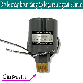 Mua RƠ LE MÁY BƠM TĂNG ÁP REN NGOÀI 21mm - PHỤ KIỆN MÁY BƠM NƯỚC