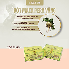 Sâm Bột Maca Peru Vàng - Lepidium Meyenii