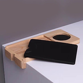 Wooden Coffee Tamp Mat for Espresso Machine 58mm Portafilter Accessories