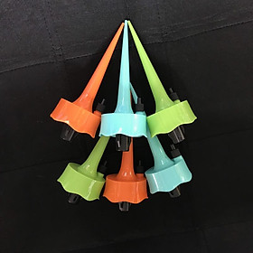 Mua Bộ 12 Que cắm tưới lắp chai nhựa pet C-08  Đầu tưới nắp chai pet  Nhỏ giọt điều chỉnh lưu lượng - Mầu ngẫu nhiên