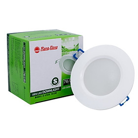 12 Đèn led âm trần 3W Rạng Đông - LED downlight D AT06L 76/3w - Ánh sáng trắng