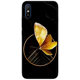 Ốp lưng dành cho Xiaomi Redmi 9A mẫu Vòng Tròn Bướm Vàng