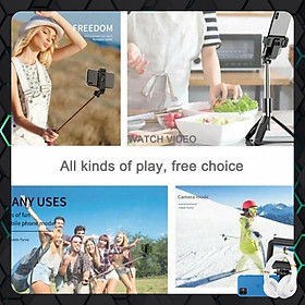 Mua Gậy Chụp Ảnh Tự Sướng Livestream Xoay 360 Độ  Bluetooth 3 Chân Đa Năng Q70 Có Remote Chụp Ảnh Từ Xa Dài 1m