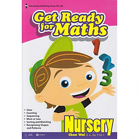 Bộ SGK Toán Singapore lớp mẫu giáo - Get Ready for Maths - Nursery