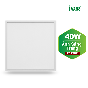 Mua Đèn LED Panel Tấm Lớn Gắn Trần Thương Hiệu IVARS - Công Suất 40W - Hàng chính hãng