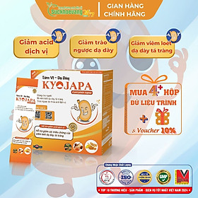 Hỗn dịch Tâm vị - Dạ dày KYOJAPA hỗ trợ giảm acid dịch vị, giảm các triệu chứng của viêm loét dạ dày, tá tràng như: đau, nóng rát thượng vị, ợ chua, ợ hơi - Hộp 20 gói x 10ml