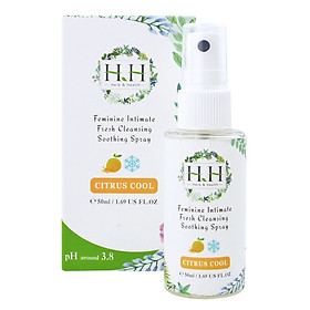 Chai Xịt Phụ Khoa Chiết Xuất Tự Nhiên HH (50ml) - Hương cam dịu mát