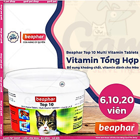 Vitamin tổng hợp cho Mèo TOP 10 Beaphar làm phát triển xương khớp, răng chắc khỏe - Beaphar Multi Vitamin Top 10