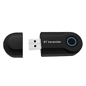 Bộ Phát Âm Thanh Bluetooth Không Dây Âm Thanh Nổi Phát Nhạc TV DVD Player PC MP3 Đen