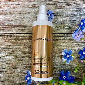Xịt dưỡng tóc L'oreal Serie Expert repair 10 in 1 spray đa năng phục hồi tóc khô hư tổn 190ml