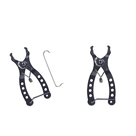2 Pieces Portable Bike Chain Pliers Closer Repair Hand Tool Hook Connector