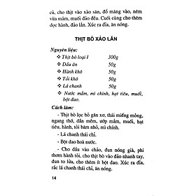 Các Món Ăn Thông Dụng Dễ Làm (2016)