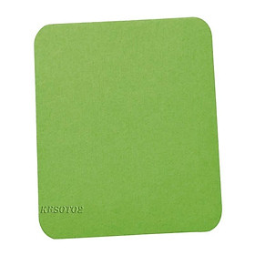 Tấm lót chuột và bàn phím máy tính 20x23cm màu xanh lá cây