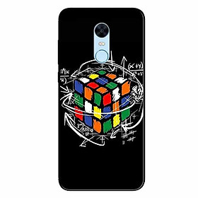 Ốp lưng in cho Xiaomi Redmi Note 5/ Redmi 5 Plus Rubik Toán Học