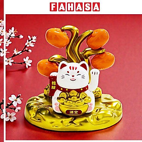 Tượng Mèo Thần Tài Vẩy Tay - Trang Trí Tết - JS901/02/05 - Mẫu 1