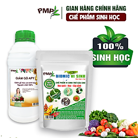 Mua Combo Biomic Vi Sinh & Giấm Gỗ APY Cho Hoa Hồng  Rau Sạch  Cây Cảnh