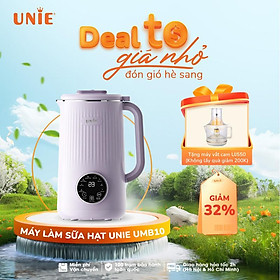 Mua Máy làm sữa hạt Unie UMB10 Lưỡi dao 8 cánh inox 304 cao cấp Dung tích 1L công suất 800W 8 chức năng xay nấu- hàng chính hãng
