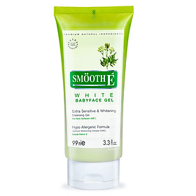 Sữa rửa mặt dạng gel làm sáng da Smooth E White Babyface Gel dành cho da nhạy cảm