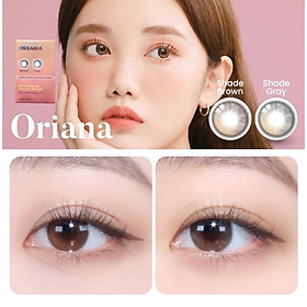 Combo 2 Kính Áp Tròng FAIRY SHOP CONTACT LENS Oriana Shade Brown va Shade Gray