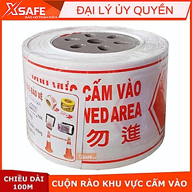 Mua Cuộn dây rào cảnh báo khu vực cấm vào dài 100m  sử dụng làm rào chắn cảnh báo khu vực cấm vào  có sự nguy hiểm - XSAFE