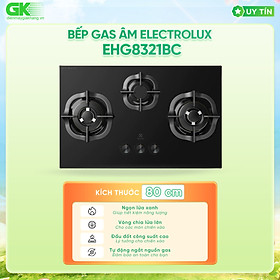 Bếp Gas Âm Electrolux EHG8321BC - Hàng chính hãng
