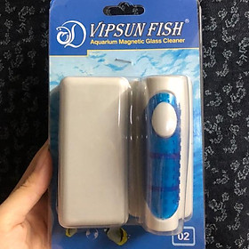 Nam Châm Vệ Sinh Hồ Cá Vipsun Fish 02 (5x10cm) - Hàng Công ty