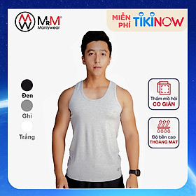 Áo ba lỗ nam/ 3 lỗ nam cao cấp, sợi cotton mềm mịn siêu thoáng mát, thấm hút mồ hôi cực tốt, co dãn 4 chiều MRM FASHION