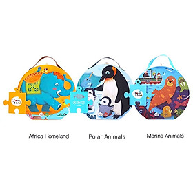 Vali Xếp hình 52 Miếng dành cho bé từ 2 tuổi trở lên Mideer Joan Miro 3 CHỦ ĐỀ